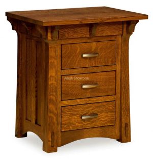 Manitoba 4 Drawer Nightstand