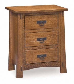 Modesto 3 Drawer Nightstand MD 303D