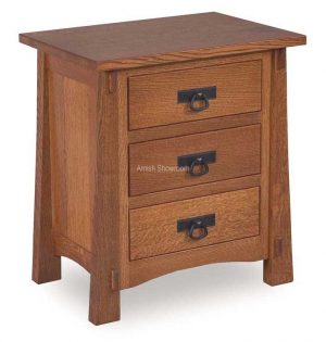 Modesto 3 Drawer Nightstand MD 243D