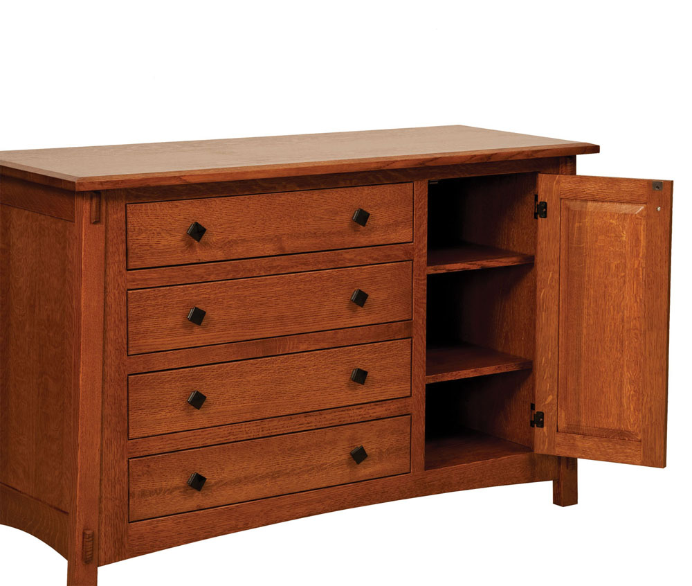 McCoy 4 Drawer Dresser with Door - Image 2