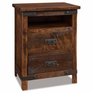 Ironwood 2 Drawer Nightstand 029-2