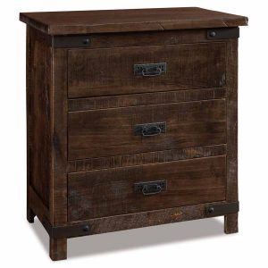 Ironwood 3 Drawer Nightstand 029-3