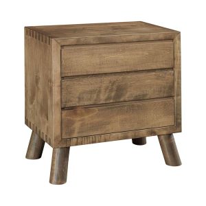 Troy 3 Drawer Nightstand