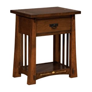 Mesa 1 Drawer With Opening Nightstand
