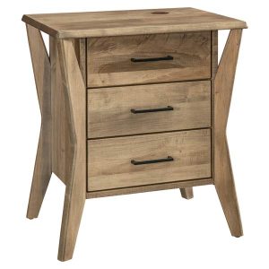West Newton 3 Drawer Nightstand