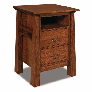 Artesa 2 Drawer Nightstand with Opening 029-2