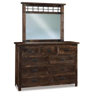 Ironwood 9 Drawer Dresser 058