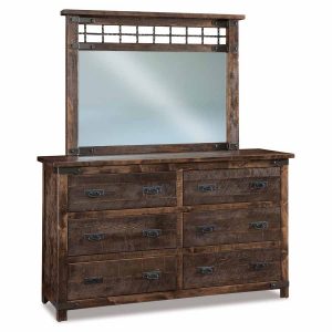 Ironwood 6 Drawer Dresser 063