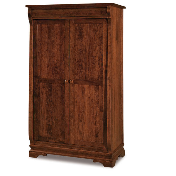 Chippewa Sleigh Wardrobe Armoire 050