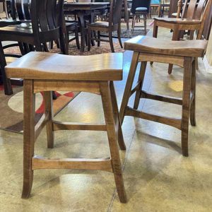 IN-STOCK - Weston Wave Barstools 24"H Set of 2