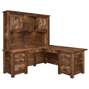 El Paso L Desk with Hutch