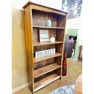 IN-STOCK - Live Edge Bookcase 72"H
