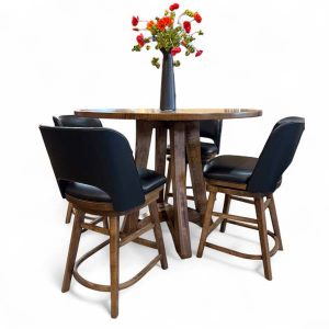 IN-STOCK - Tifton Pub Table & 4 Vinson Barstools