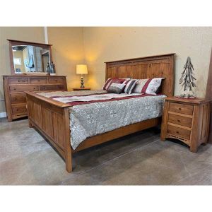 IN-STOCK - Boulder Creek King 6 Piece Bedroom Set
