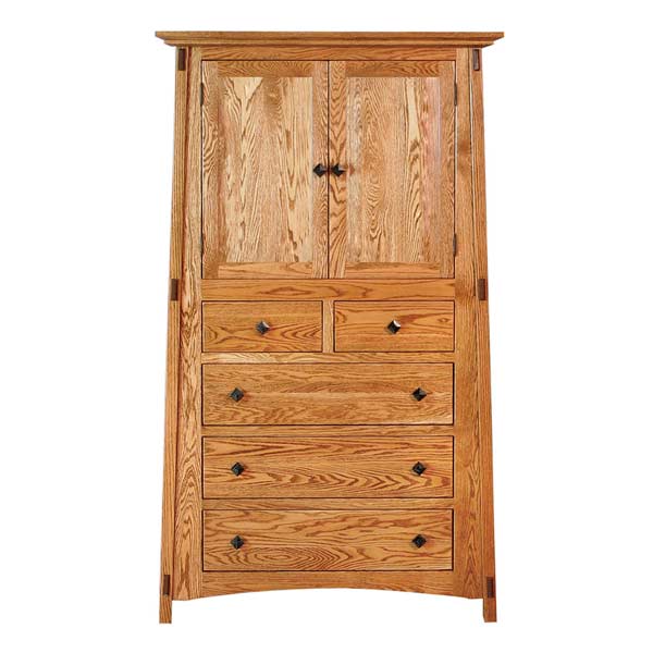 McCoy 5 Drawer 2 Door Armoire