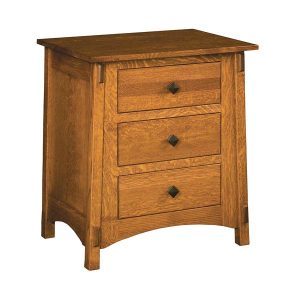 McCoy 3 Drawer Nightstand BMCN2203