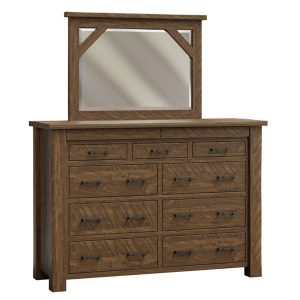 Portland 9 Drawer Mule Dresser