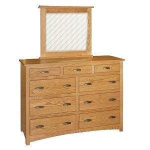 Shaker 9 Drawer Mule Dresser SFS609M