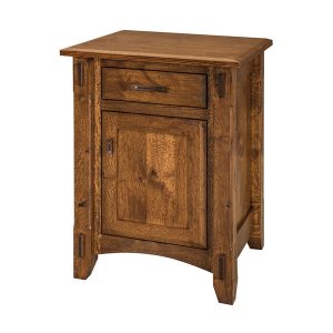 Tacoma 1 Drawer 1 Door Nightstand